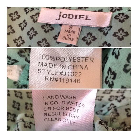 Jodifl Tunic Dress Top Blouse - Picture 5 of 6